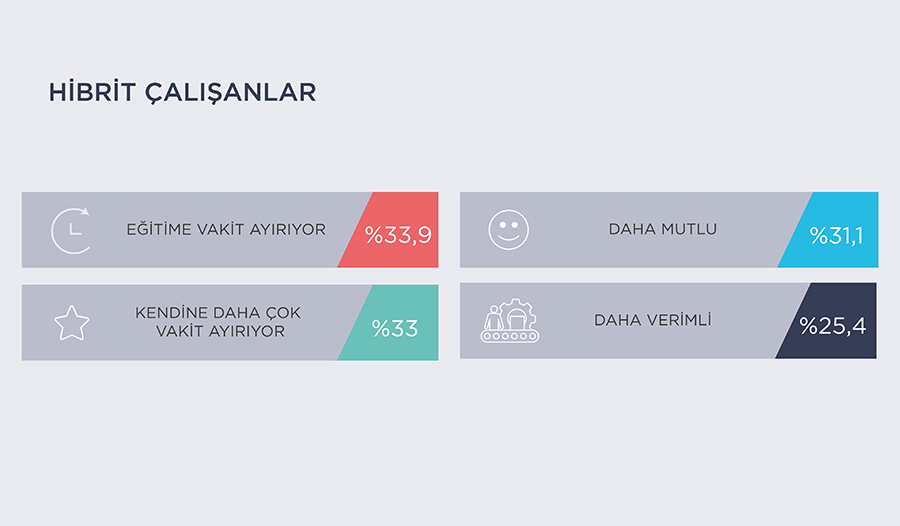 Hibrid işçilər daha çox təhsil yönümlüdürlər